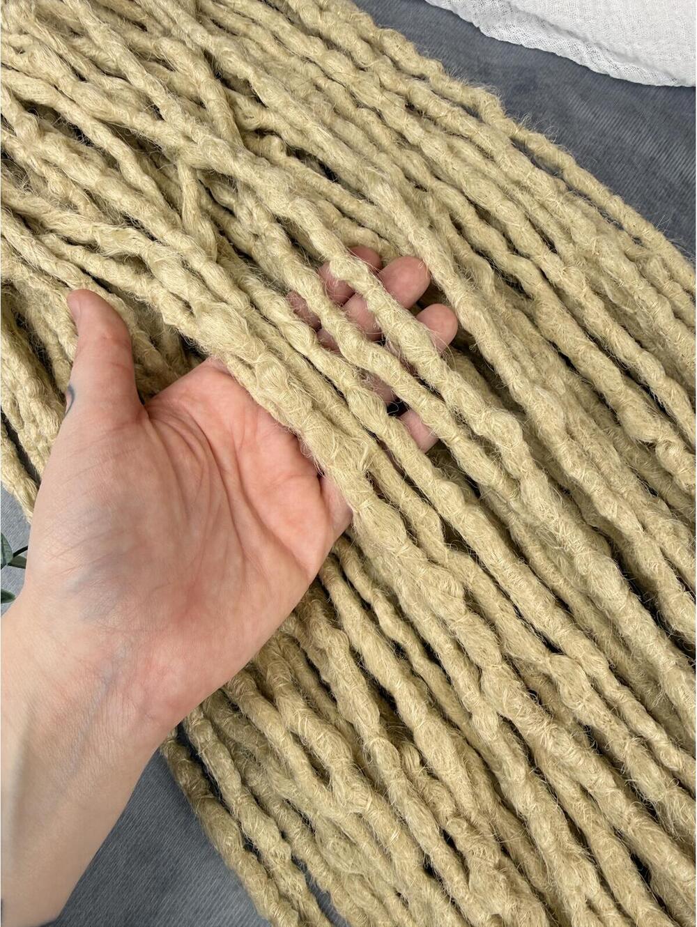 Blonde 613 Double-Ended Dreads, 28" Inch Synthetic Crochet Hair, Kanekalon Locs